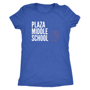 Plaza Basketball - Women's Triblend T-Shirt - Fidgety