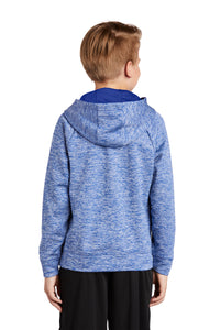 Electric Heather Fleece Hooded Pullover (Youth & Adult) / Royal Blue / Malibu Elementary