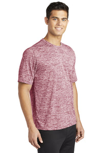 Electric Heather Tee / Maroon / Great Neck Middle Boys Basketball