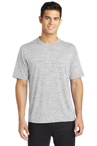 Electric Heather Tee / Silver / Larkspur Middle Boys Basketball