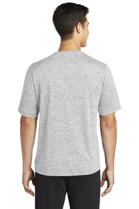 Electric Heather Performance Tee / Silver Electric / Plaza Middle Football