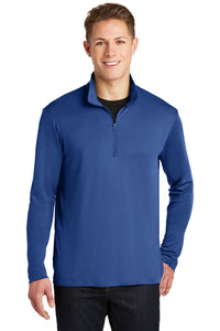 Men's 1/4 Zip Athletic Pullover / Navy / Lynnhaven Staff - Fidgety