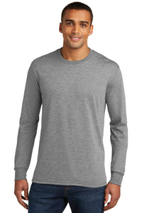 Perfect Tri Long Sleeve Tee / Grey Frost  / Cape Henry Collegiate Softball