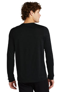 Performance Long Sleeve Crew Tee / Black / Catholic High School Swimming Team