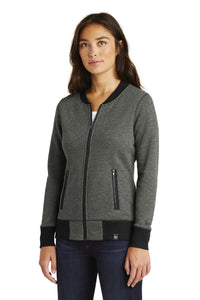 Ladies French Terry Baseball Full-Zip / Grey  / Cape Henry Collegiate Baseball