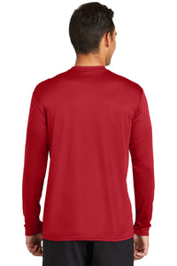 Long Sleeve Performance Tee / Red / Center Grove Soccer