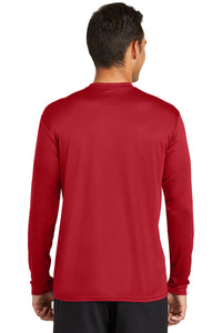 Long Sleeve Performance Tee / Red / Cape Henry Strength & Conditioning