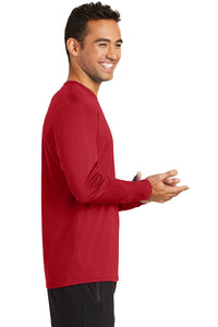 Long Sleeve Performance Tee / Red  / Cape Henry Collegiate Tennis