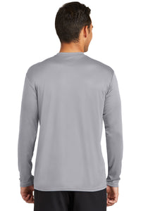 Long Sleeve Performance Tee / Silver / Hickory Soccer
