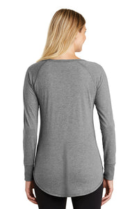 Women’s Triblend Long Sleeve Tunic Tee / Heather Gray / Lynnhaven Staff - Fidgety