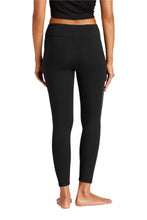 Ladies 7/8 Length Leggings / Black / SVWESA