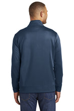 Performance Fleece 1/4-Zip Pullover Sweatshirt / Navy / Aces - Fidgety