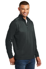 Performance Fleece 1/4-Zip Pullover Sweatshirt / Black / Mt. Vernon