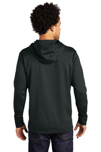 Performance Fleece Pullover Hooded Sweatshirt / Black / Heavy Hitting Hammers