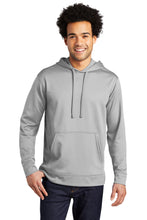 Performance Fleece Pullover Hooded Sweatshirt / Silver / Bayside Health Sciences Academy