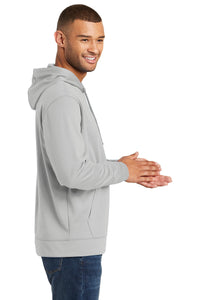 Performance Fleece Pullover Hooded Sweatshirt (Youth & Adult) / Silver / Great Neck Tridents