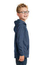 Performance Fleece Pullover Hooded Sweatshirt (Youth & Adult) / Navy / Great Neck Tridents