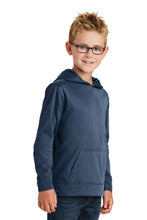 Performance Fleece Pullover Hooded Sweatshirt (Youth & Adult) / Navy / Great Neck Tridents