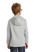 Youth Performance Fleece Pullover Hooded Sweatshirt / Silver / Pembroke Meadows Elementary
