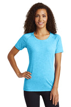 CHEER Tri-Blend Scoop Neck T-shirt/ Light Blue / LMS CHEER - Fidgety