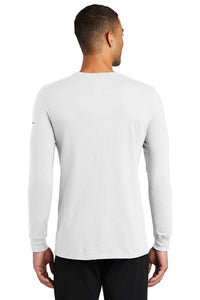 Nike Dri-FIT Cotton/Poly Long Sleeve Tee / White / Rich Images Photography