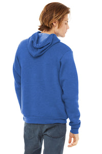 Unisex Sponge Fleece Full-Zip Hoodie / Heather True Royal / Independence Middle School Staff