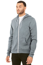 Sponge Fleece Full-Zip Hoodie / Athletic Heather / FC Lacrosse - Fidgety