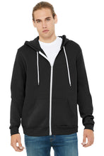 Unisex Sponge Fleece Full-Zip Hoodie / Black / Kings Grant Elementary Staff