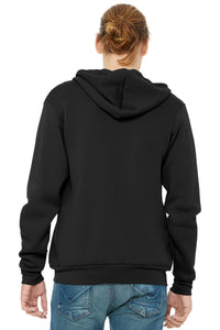 Unisex Sponge Fleece Full-Zip Hoodie / Black / Kings Grant Elementary Staff