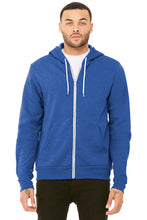 Sponge Fleece Full-Zip Hoodie / Heather Blue / FC Girls Tennis - Fidgety