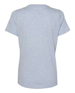 Women’s Relaxed Fit Heather Tee / Heather Prism Blue / First Colonial High School