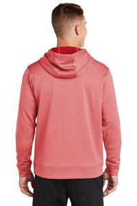 PosiCharge Sport-Wick Heather Fleece Hooded Pullover / Heather Red / Independence Middle Field Hockey
