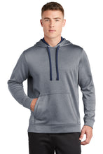 PosiCharge Sport-Wick Fleece Hooded Sweatshirt / Navy Heather / StoneBridge Baseball