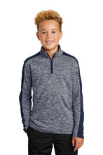 Youth PosiCharge 1/4-Zip Pullover / True Navy Electric & True Navy / Aces - Fidgety