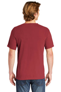 Comfort Colors® Heavyweight Ring Spun Tee  / Crimson / Cape Henry Soccer - Fidgety