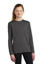 Long Sleeve Performance Tee (Youth & Adult) / Charcoal / Cape Henry Collegiate