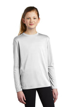 Long Sleeve Performance Tee (Youth & Adult) / White / Cape Henry Collegiate