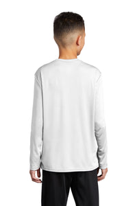 Long Sleeve Performance Tee (Youth & Adult) / White / Cape Henry Collegiate