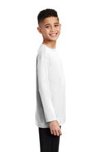 Long Sleeve Performance Tee (Youth & Adult) / White / Cape Henry Collegiate