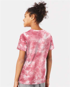 Jersey Cotton Tie-Dye Tee  / Pink Tie-Dye / Alanton Elementary School