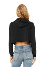 Sponge Fleece Cropped Fleece Hoodie  / Black / Mt Vernon Dance