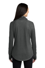 Sueded Cotton Blend Cowl Tee / Black Heather / Princess Anne High School