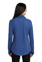Sueded Cotton Blend Cowl Tee / Royal Heather / Princess Anne High School