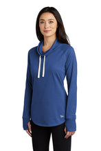 Ladies Sueded Cotton Blend Cowl Tee / Royal Heather / Landstown High School Soccer