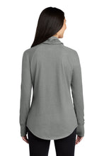 Ladies Sueded Cotton Blend Cowl Tee / Grey / Cape Henry Collegiate Basketball