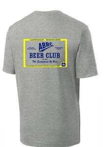 Performance RacerMesh Tee / Heather Grey / ABRC Beer Club