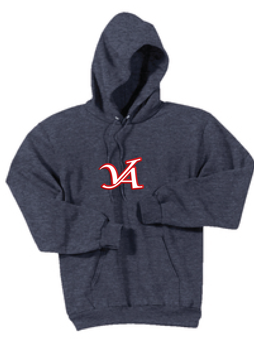 Fleece Hooded Sweatshirt / Navy / VA Aces - Fidgety
