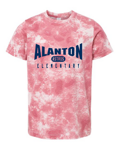 Jersey Cotton Tie-Dye Tee / Pink Tie-Dye / Alanton Elementary