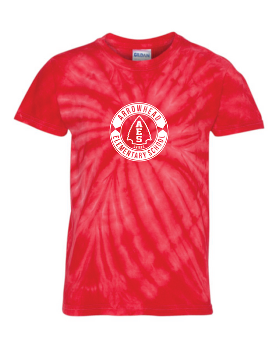 Youth Contrast Cyclone T-Shirt / Red / Arrowhead Elementary