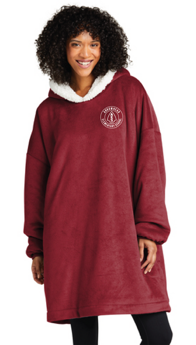 Mountain Lodge Wearable Blanket / Red / Arrowhead Elementary